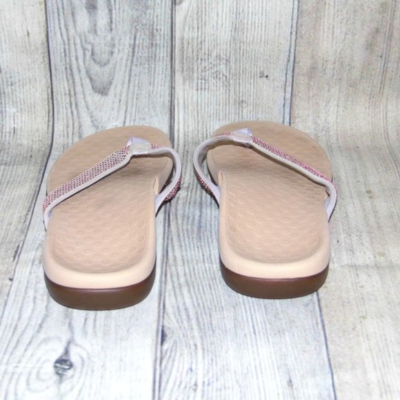 VIONIC Tide Rhinestone Lavender Thong Sandals Womens Size 8 - Picture 5 of 7
